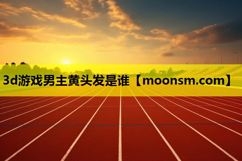 3d游戏男主黄头发是谁