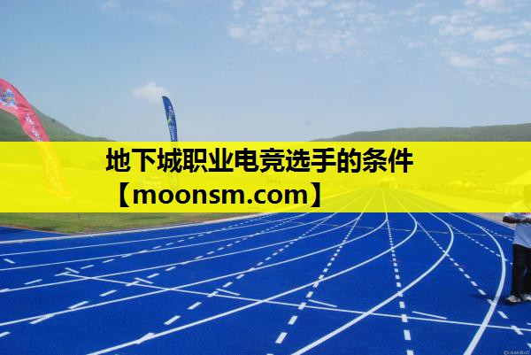 地下城职业电竞选手的条件